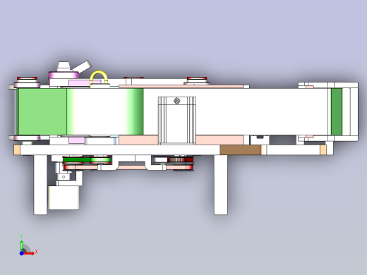 TB贴标模组3D图纸前视缩略图