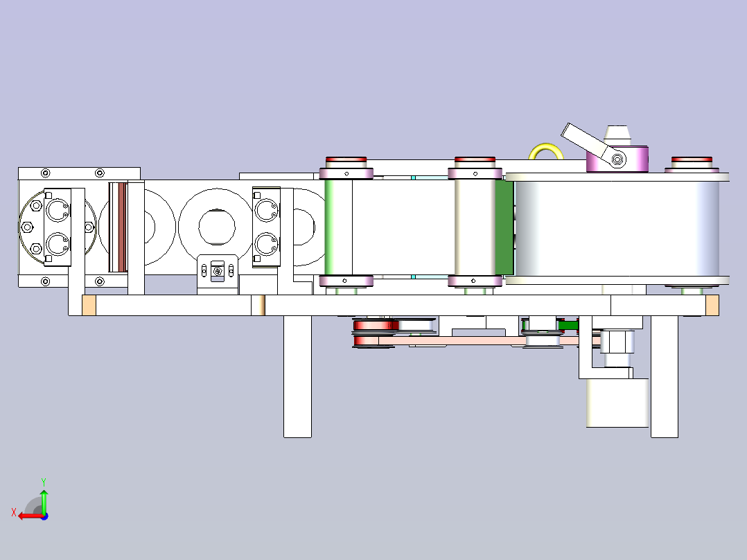TB贴标模组3D图纸后视图