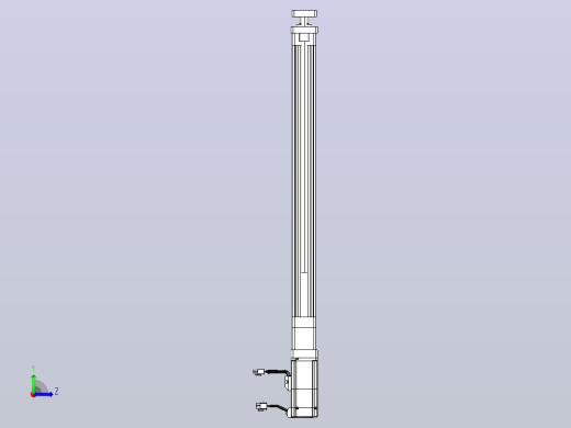 轻载电动缸TPA-ESR40-1210C-L500-M-QDX-W-P40-C3左视缩略图