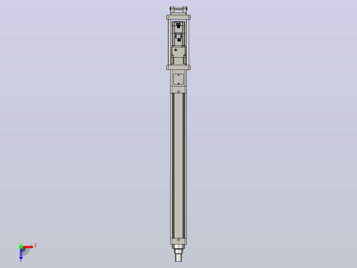 轻载电动缸TPA-ESR80-2510C-L700-M-CB-W-P75-JX-C3俯视缩略图