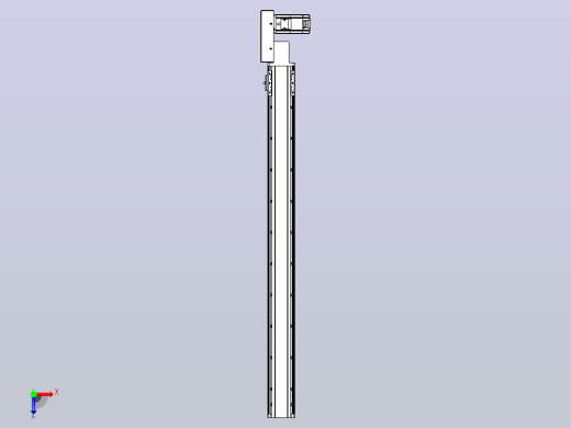 皮带直线轴半封闭可选导轨TPA-HNB-85D-90-L950-MR-C-P20-N3俯视缩略图
