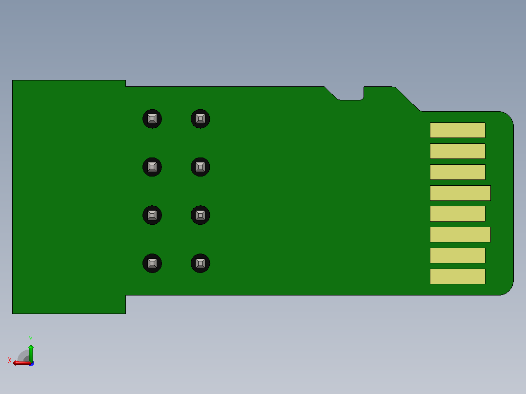 microSD转接板后视图