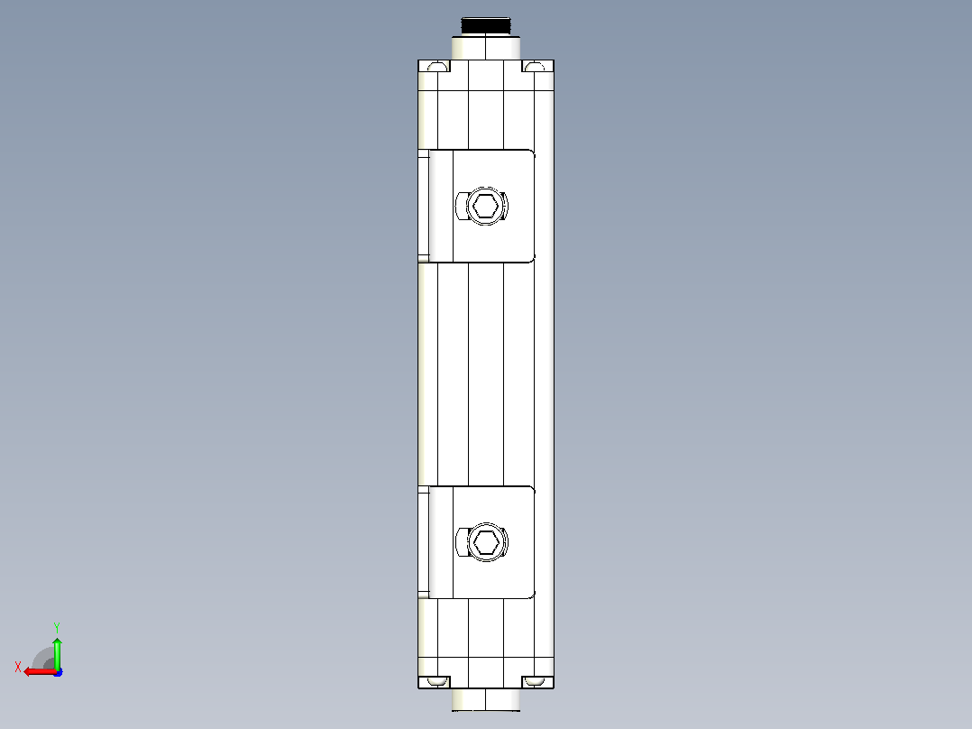XTG1210安全光栅后视图