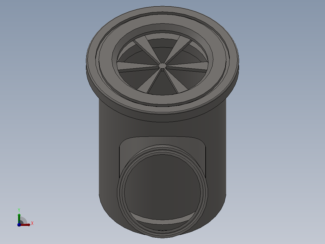 DGX09Y型卡式过滤器[DGX09-DN100]前视图
