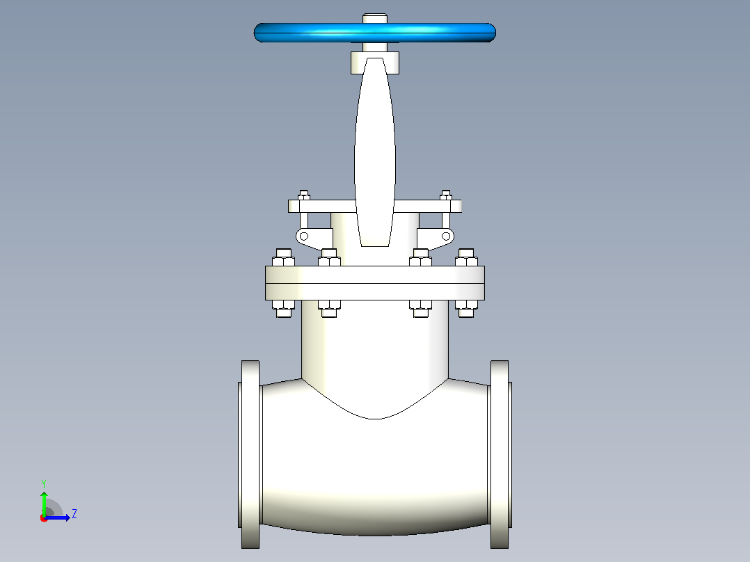J41H-Y-Class150Lb APII美标截止阀[6]左视图
