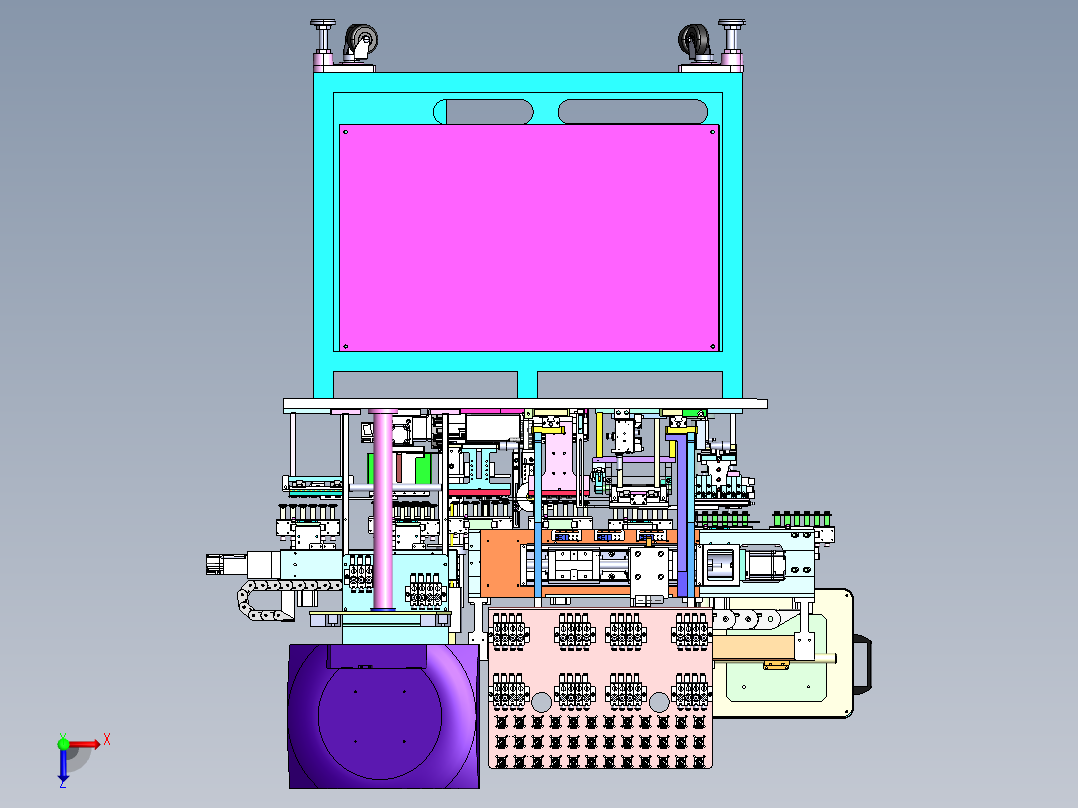 苹果连接器Bushing组装自动机sw14可编辑俯视图