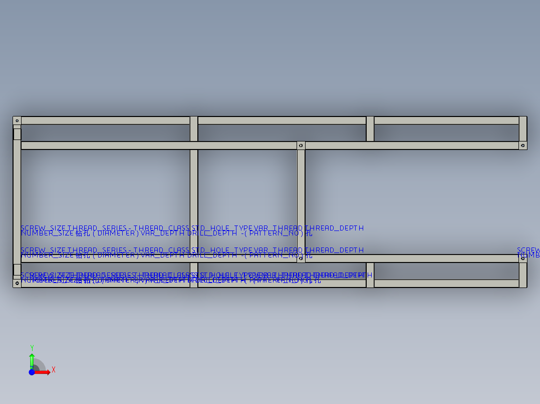 打火机充气单元生产线Proe4.0可编辑前视图