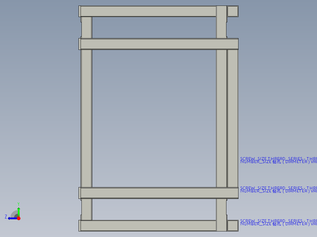 打火机充气单元生产线Proe4.0可编辑右视图