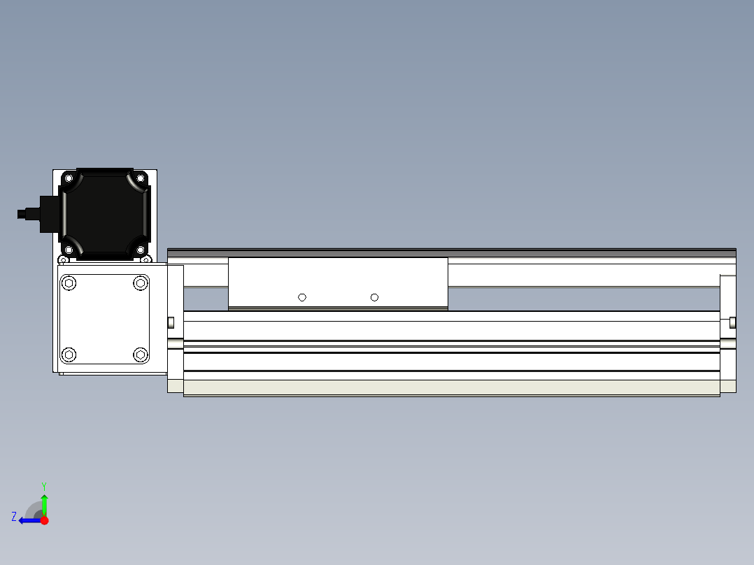 Toyo东佑达直线模组-ETB17-100-LU-C4反新上蓋右视图