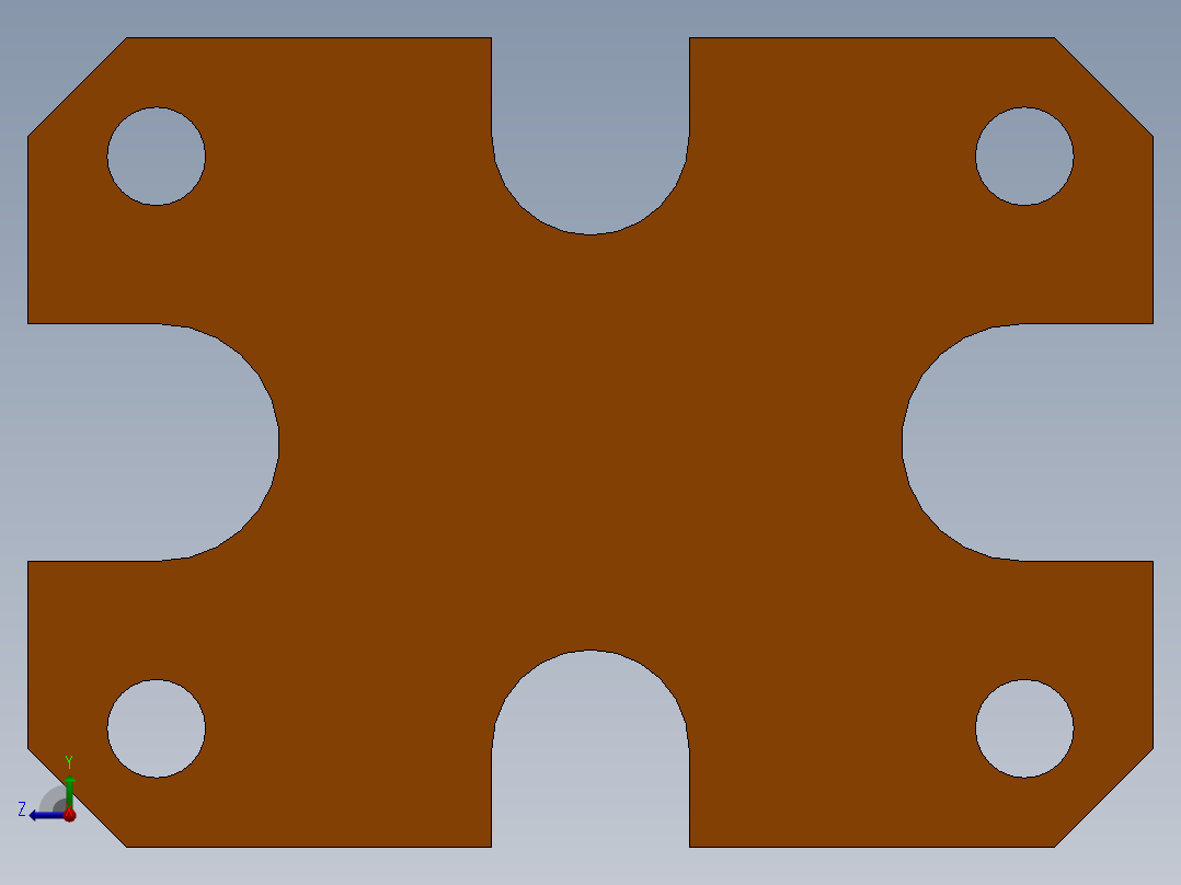SW建模练习题-exercise 111右视图