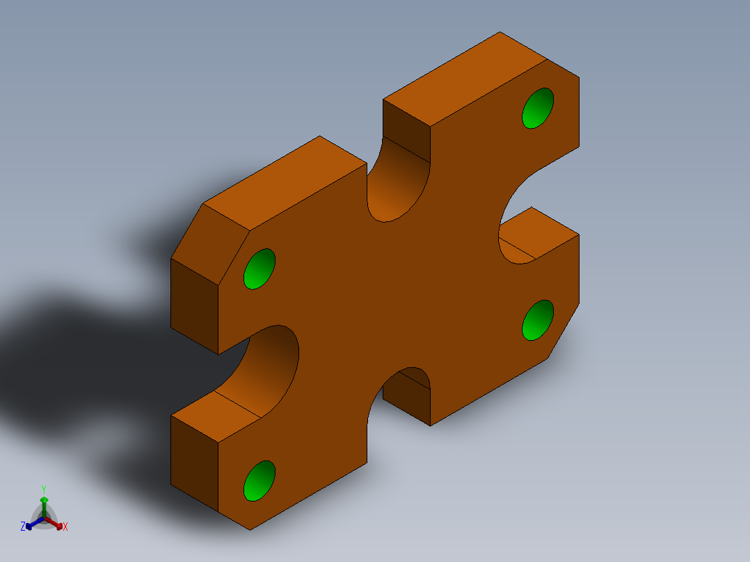 SW建模练习题-exercise 111正等轴测图
