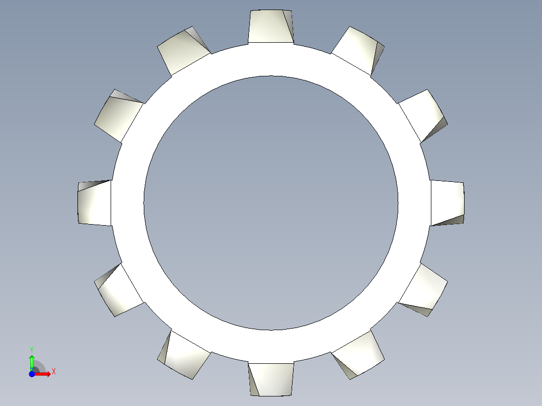 垫圈 外牙锁 公制-EXTERNAL TOOTH LOCK WASHER for M24 SCREW.x_t前视图