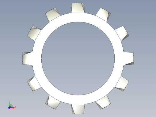垫圈 外牙锁 公制-EXTERNAL TOOTH LOCK WASHER for M24 SCREW.x_t前视缩略图