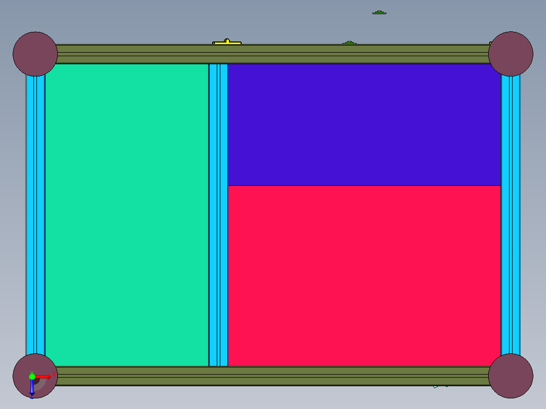 端子线材自动焊接机俯视图