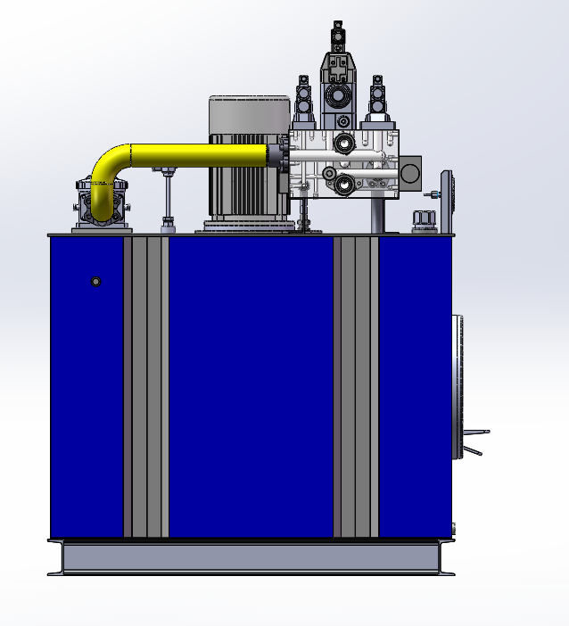 单缸油压机液压站