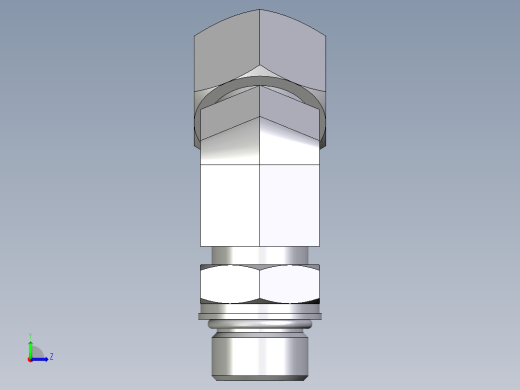 卡套式工业通用硬管接头EO_Adjustable_locknut_45_deg_elbow_VEE16ZSMORCF左视缩略图