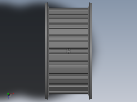 同步带轮L型20齿俯视缩略图