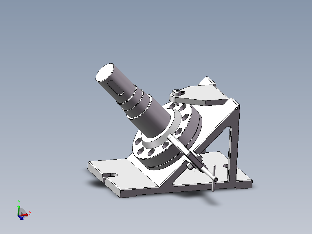 输出轴加工工艺及钻2-φ8孔夹具设计【含三维proe和SolidWorks】