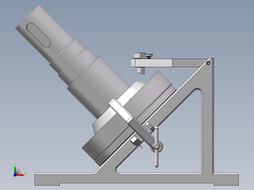 输出轴加工工艺及钻2-φ8孔夹具设计【含三维proe和SolidWorks】前视图