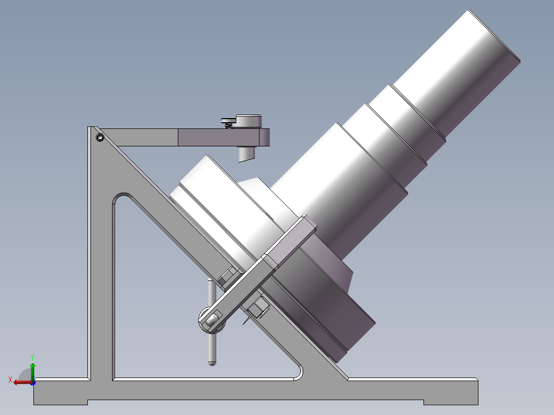 输出轴加工工艺及钻2-φ8孔夹具设计【含三维proe和SolidWorks】后视图