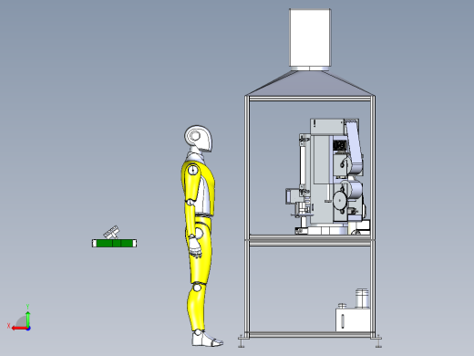 olishing robot抛光机器人系统3D图纸 STEP格式后视缩略图