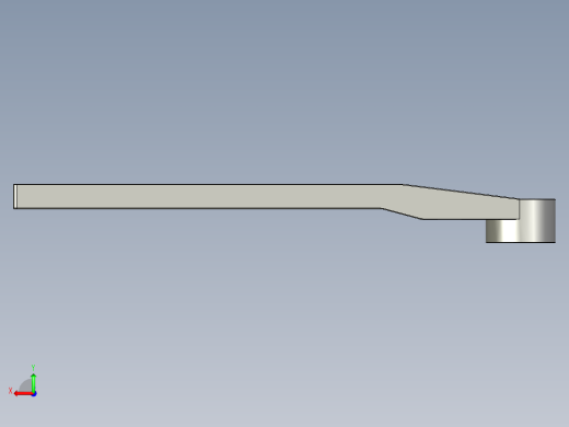 管道手动球阀-水管开关阀-手动阀门User Library-Flange C300DN100_DN80~100Handle后视缩略图