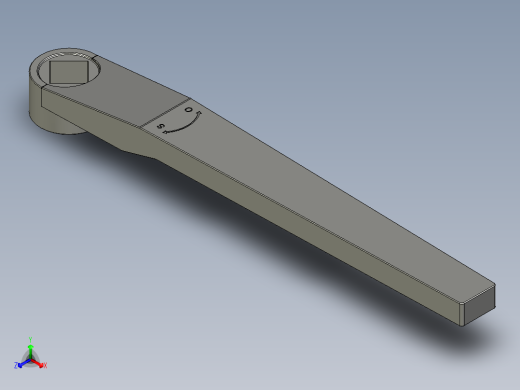管道手动球阀-水管开关阀-手动阀门User Library-Flange C300DN100_DN80~100Handle正等轴测缩略图