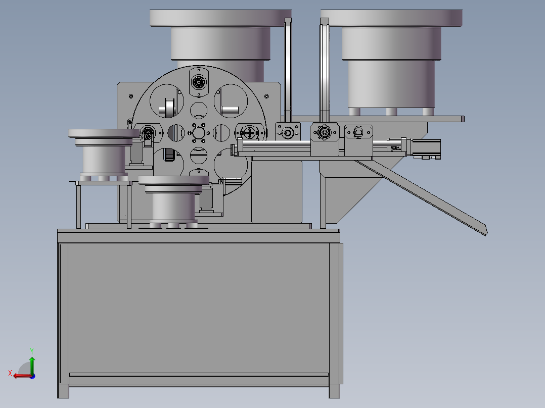 直流电机换相器装配机后视图