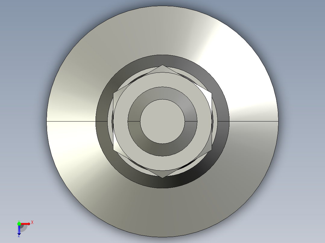 水平調整腳座(SUS製)(絕緣型)LM-BP-3D多系列多零件图纸模型俯视图