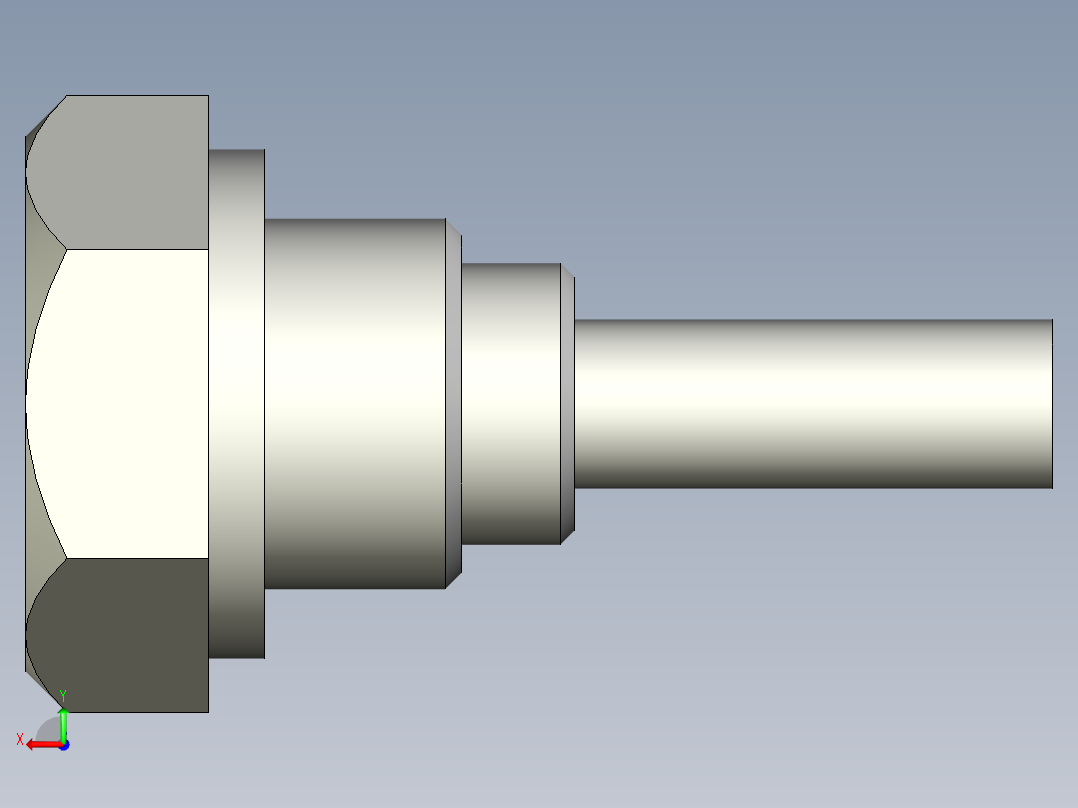 磁性塞頭TMA-3D多系列多零件图纸模型后视图