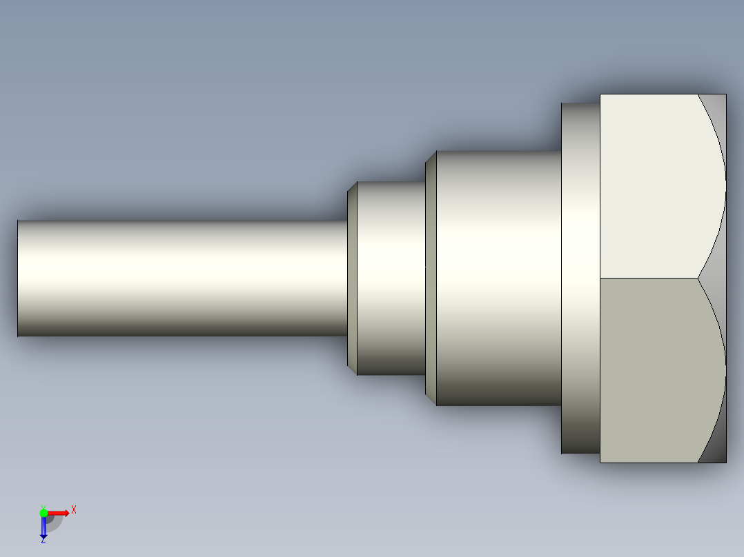 磁性塞頭TMA-3D多系列多零件图纸模型俯视图