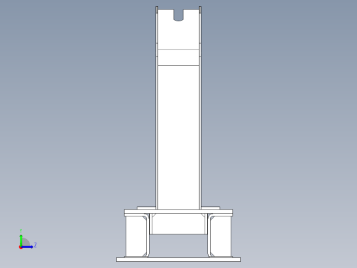 托辊架034左视缩略图