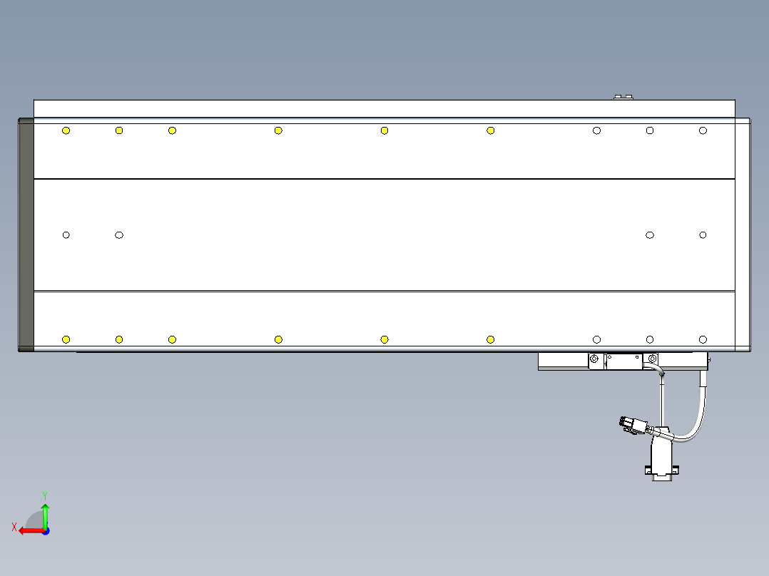 威洛博VL系列直线电机模组-VL22H2-S450后视图