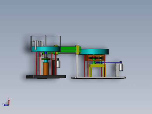 XL-灌装机供瓶机构的设计三维SW设计资料