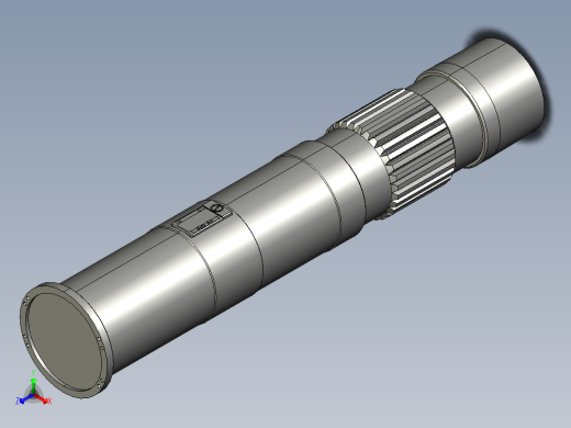 平行光管正等轴测缩略图