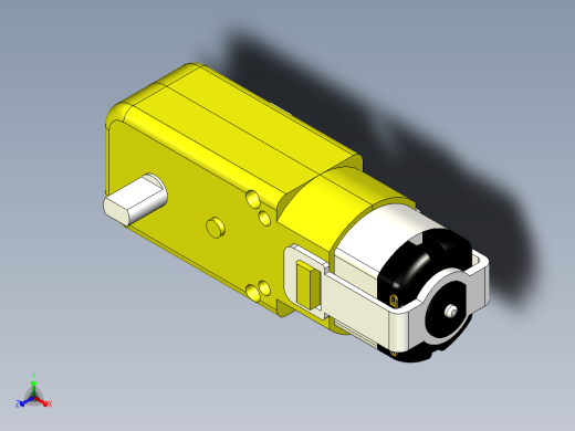 直流电机正等轴测缩略图