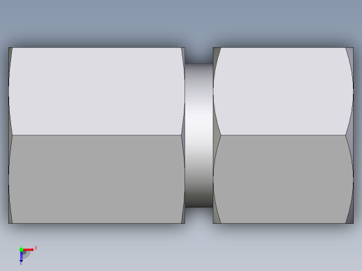 卡套式工业通用硬管接头EO_Swivel_connector_GAI10ZSMCF俯视缩略图