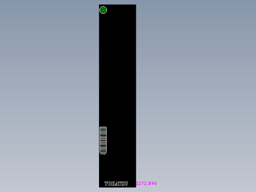半圓定位珠螺絲(齒面)2272-2D多系列多零件图纸模型