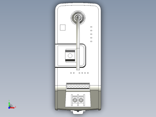 基恩士N-L1_kc图纸模型前视缩略图
