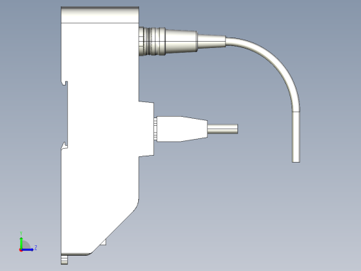 基恩士N-L1_kc图纸模型左视缩略图