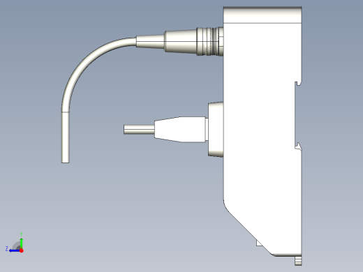 基恩士N-L1_kc图纸模型右视缩略图