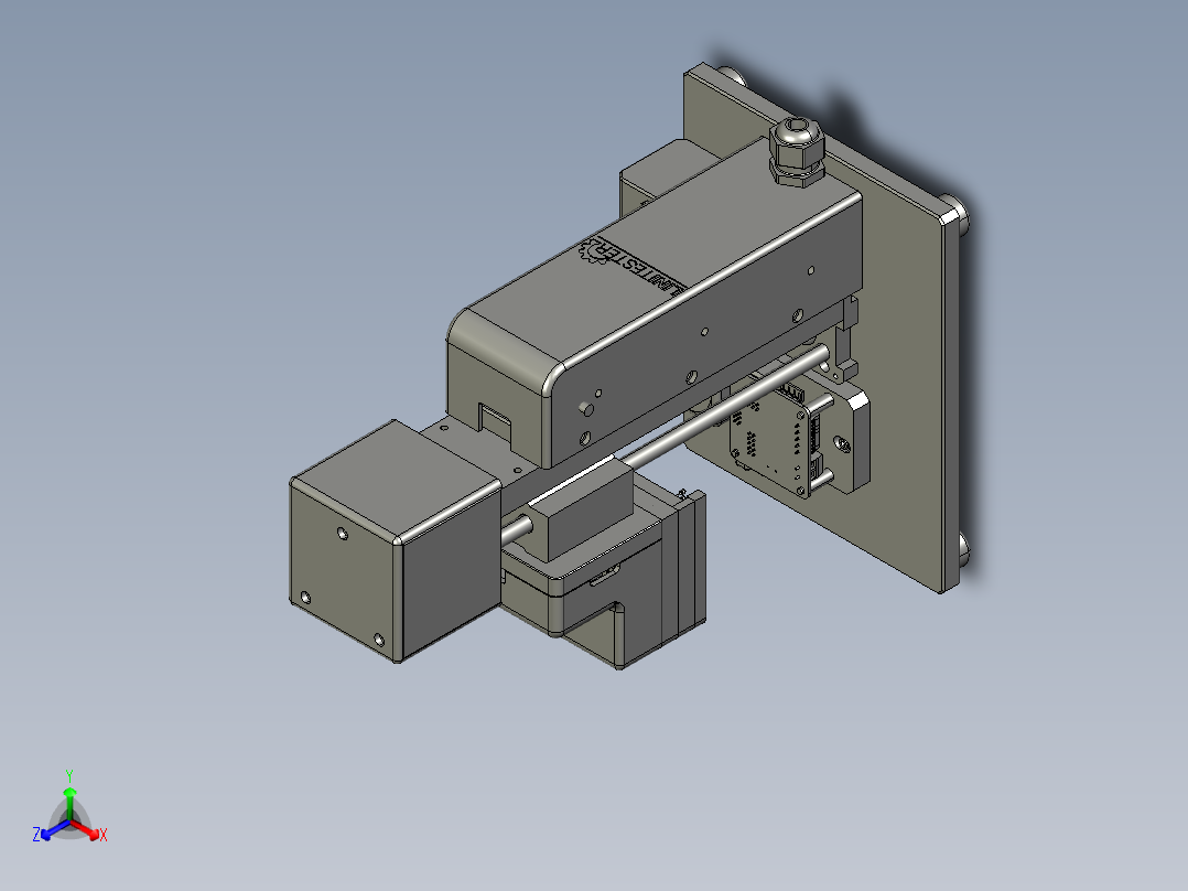 PCB测试仪- PoStep25-256正等轴测图