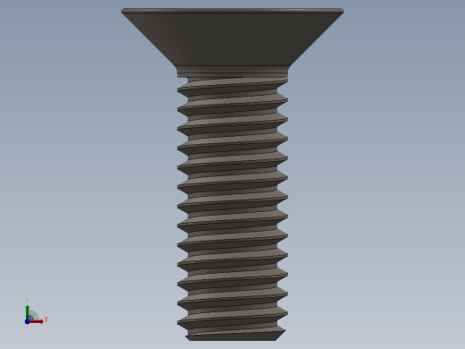 Screw_ISO_10642_M4x12_A2.SLDPRT前视缩略图