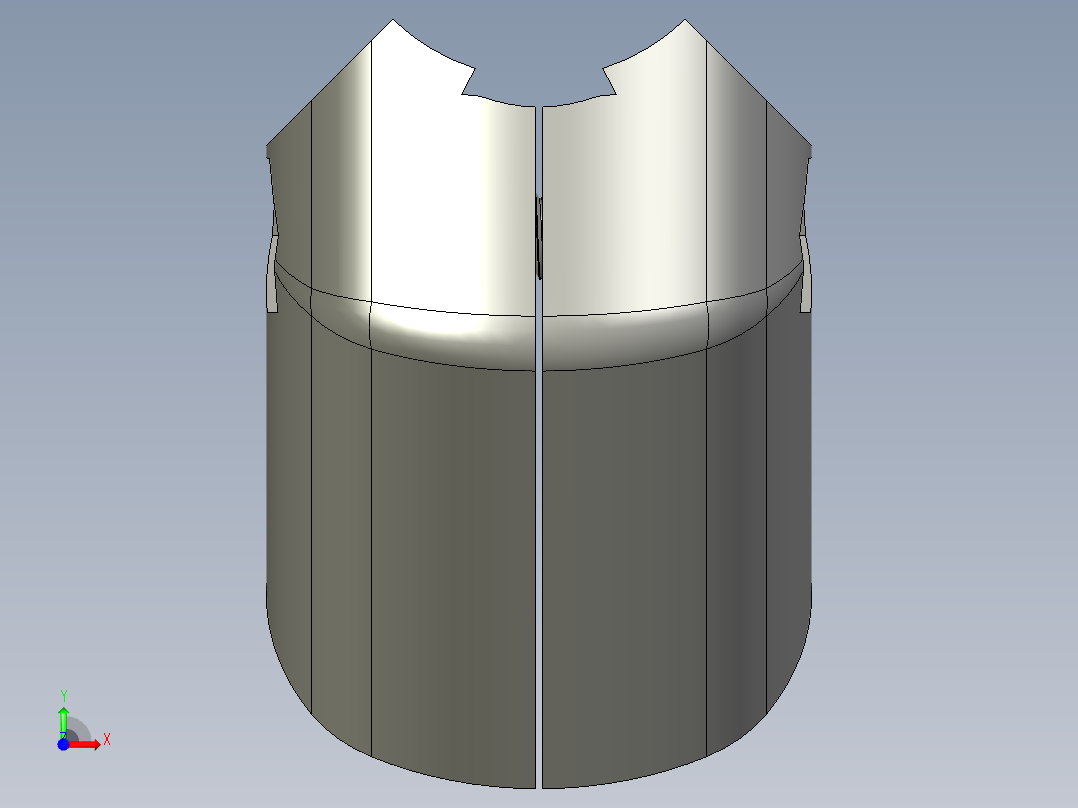 43系列45度外接头.STEP前视图
