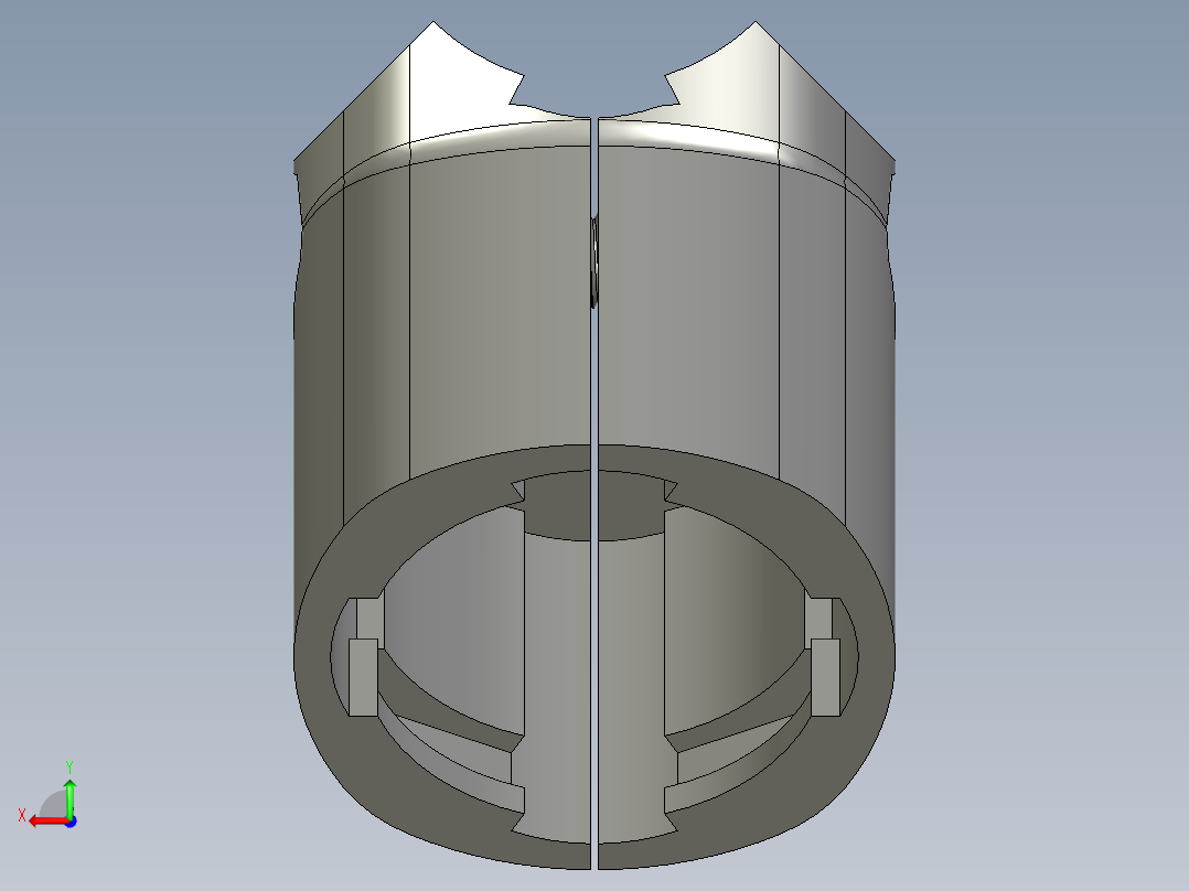 43系列45度外接头.STEP后视图