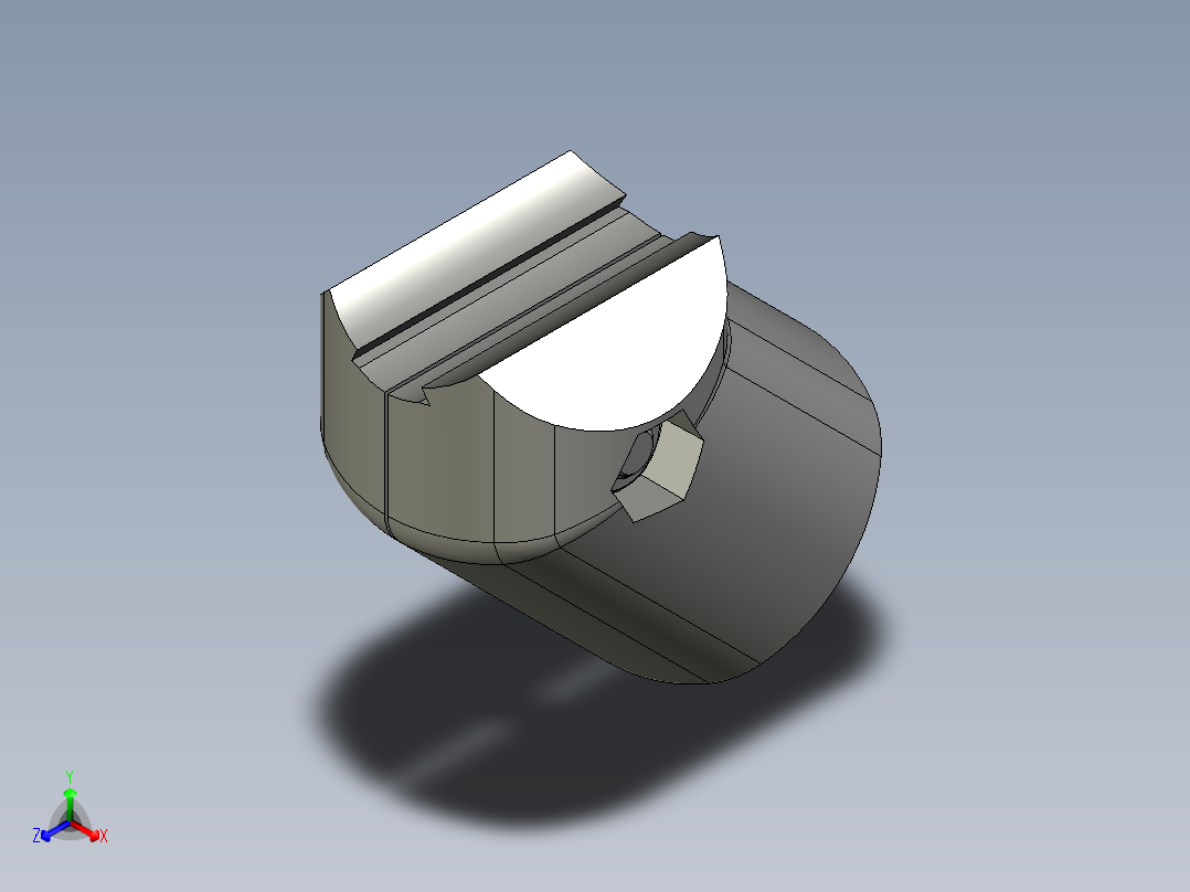43系列45度外接头.STEP正等轴测图