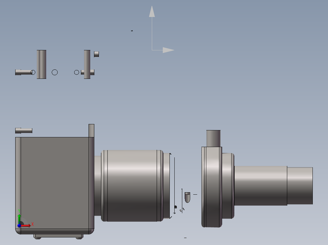 BB-2D 光学系统前视图