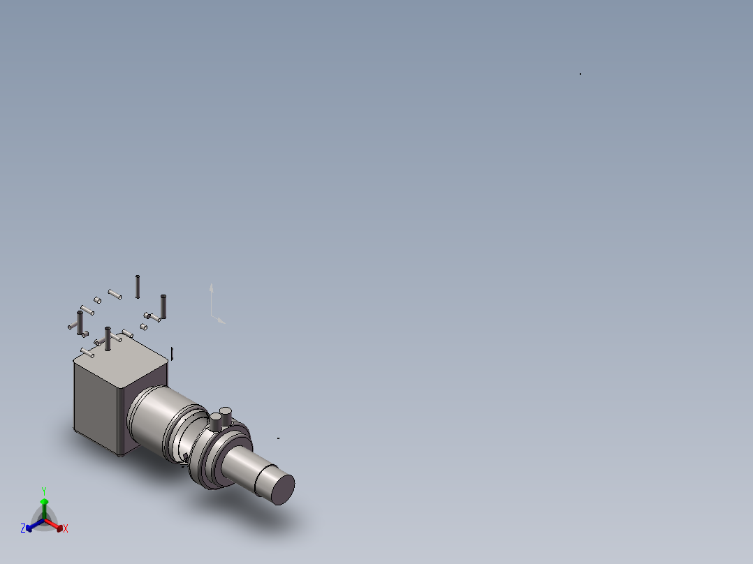 BB-2D 光学系统正等轴测图