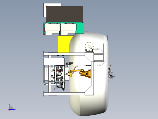 宝洁卫生巾生产输送生产线左视缩略图