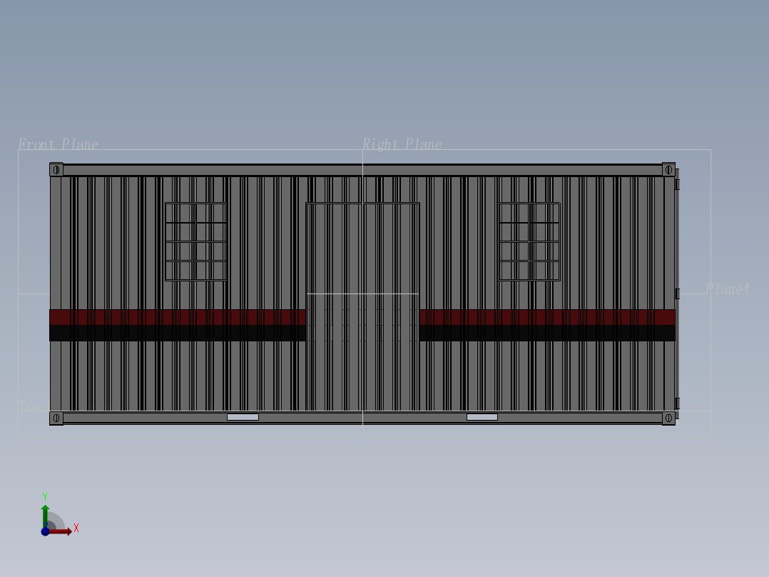 房子、建筑(180)前视图